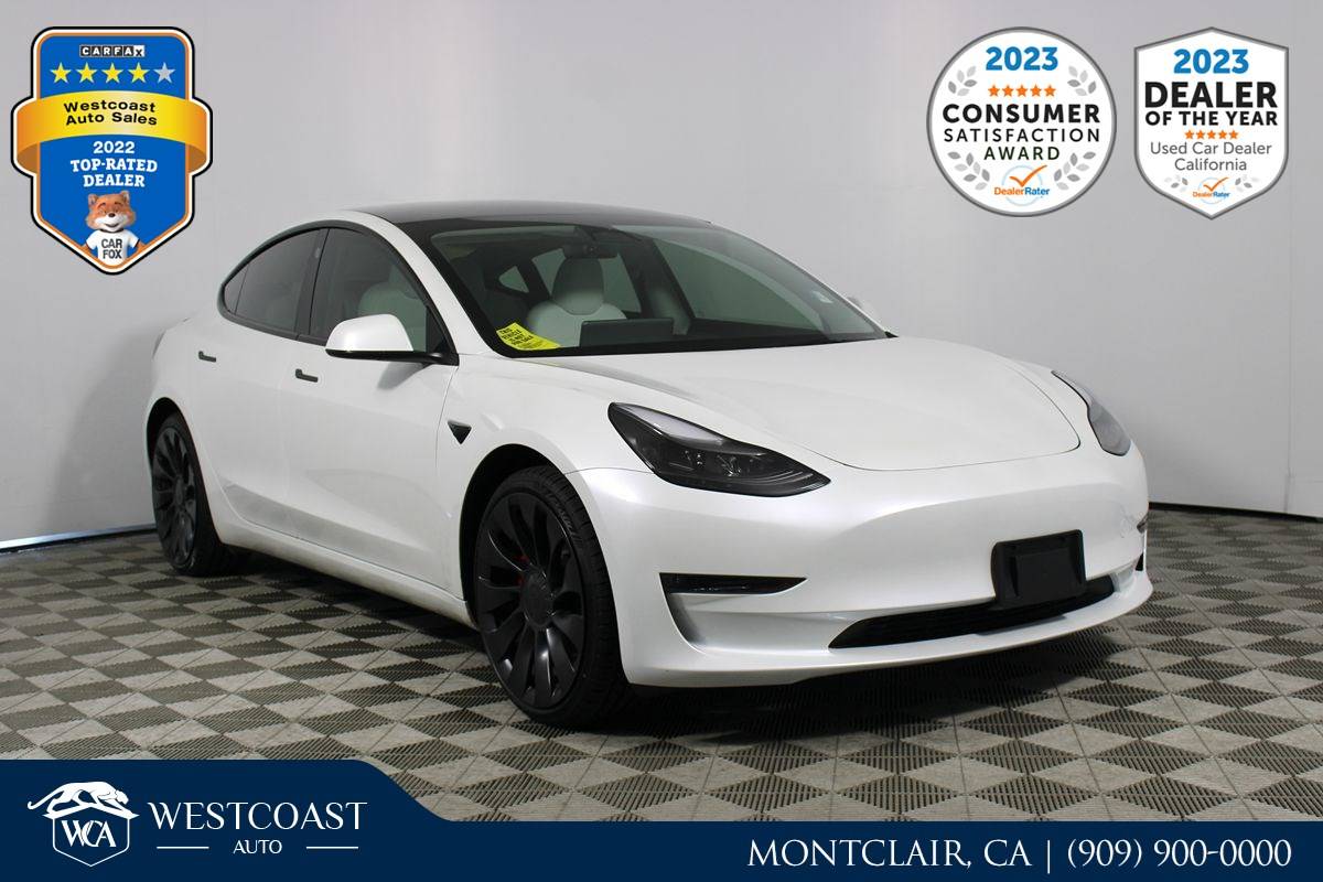 2023 Tesla Model 3 Performance — Sedan — 9,627 mi — Montclair, CA