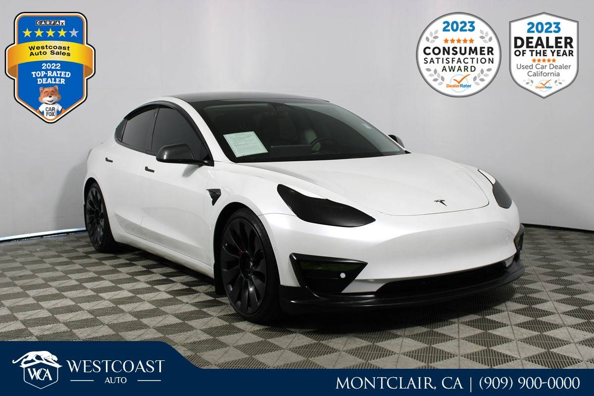 2021 Tesla Model 3 Performance — Sedan — 45,620 mi — Montclair, CA