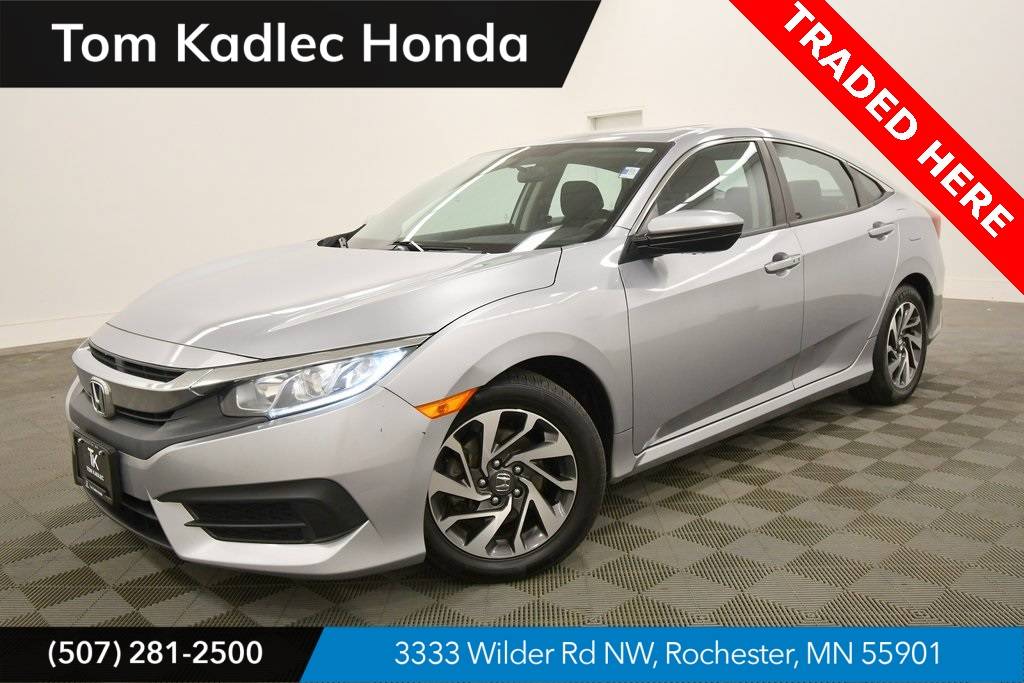2018 Honda Civic EX — Sedan — 84,423 mi — Rochester, MN