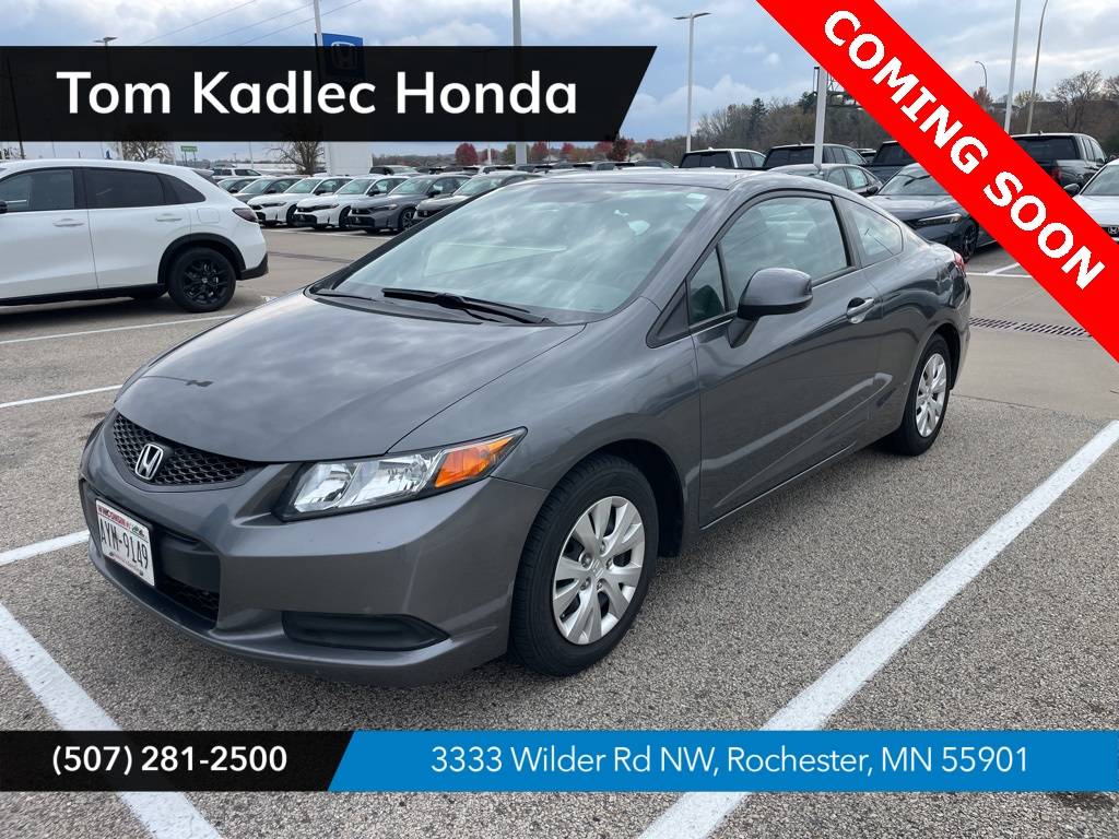2012 Honda Civic LX — Coupe — 107,773 mi — Rochester, MN
