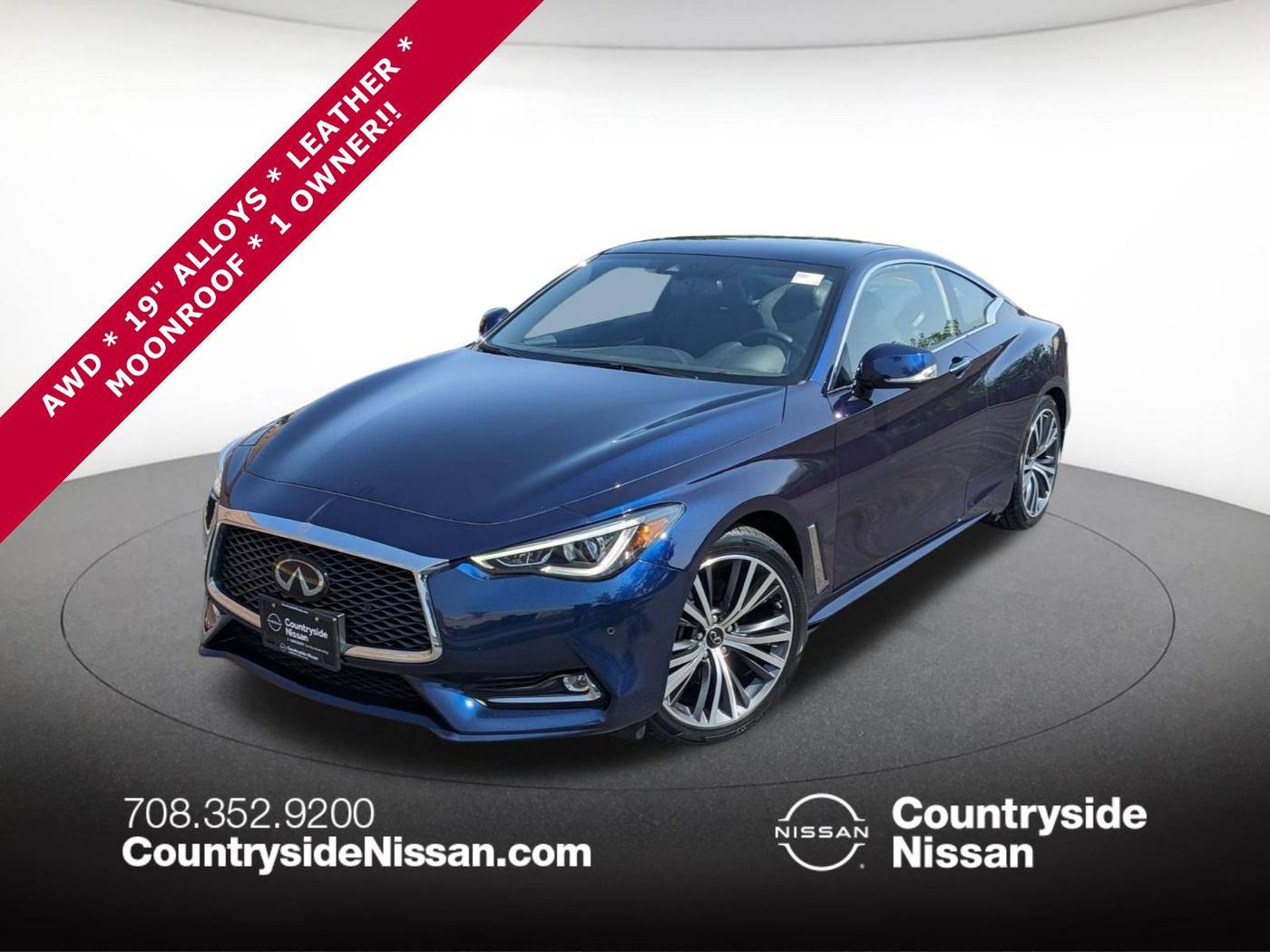 2022 INFINITI Q60 LUXE — Coupe — 55,592 mi — Countryside, IL