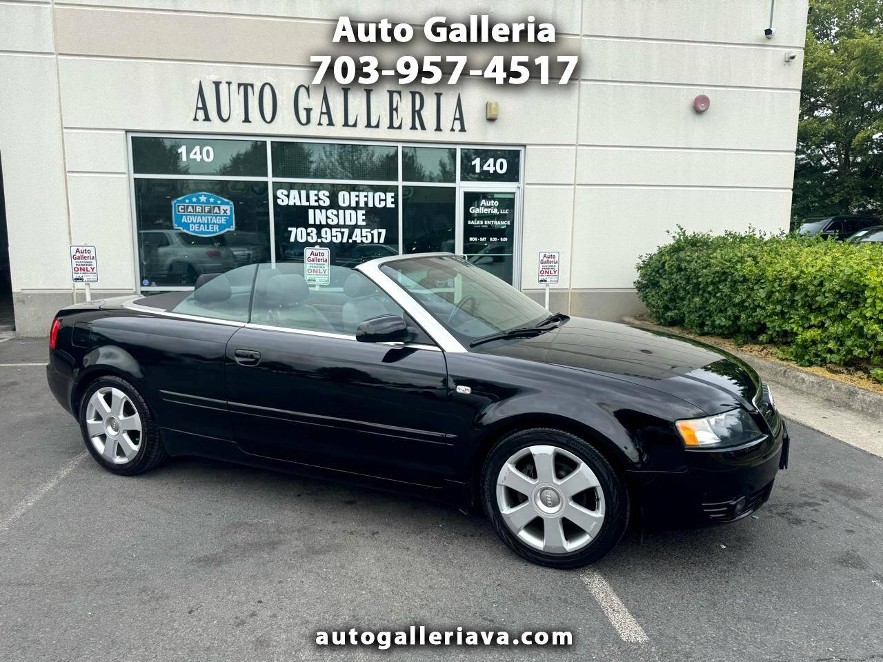 2006 Audi A4 1.8T — Convertible — 68,096 mi — Chantilly, VA