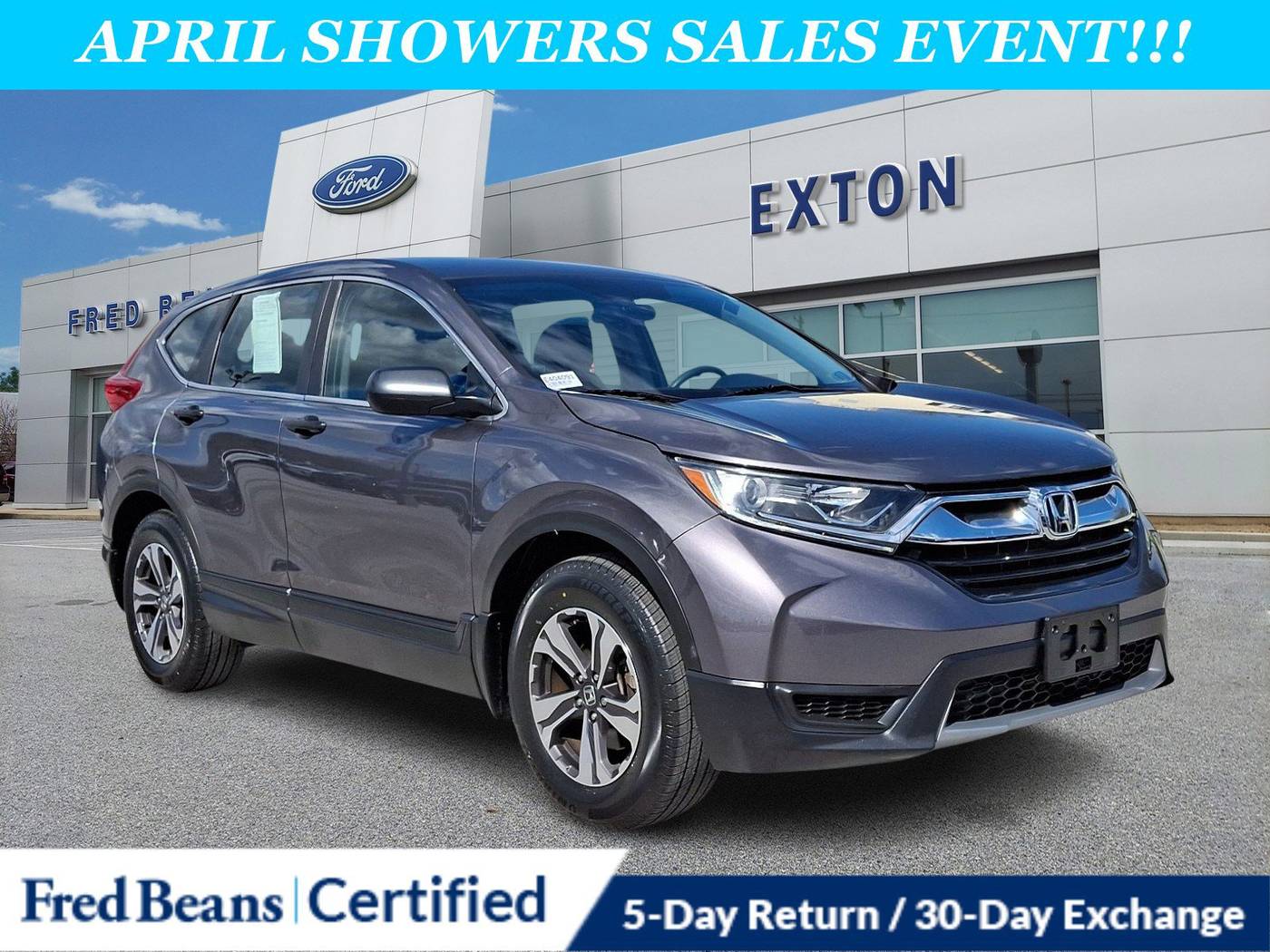 2018 Honda CR-V LX — SUV — 43,000 mi — Exton, PA