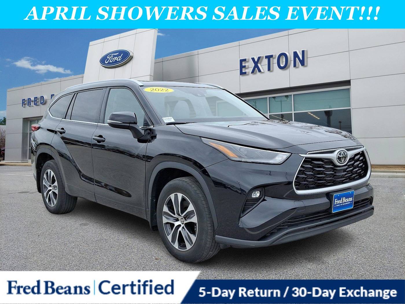 2022 Toyota Highlander XLE — SUV — 29,956 mi — Exton, PA