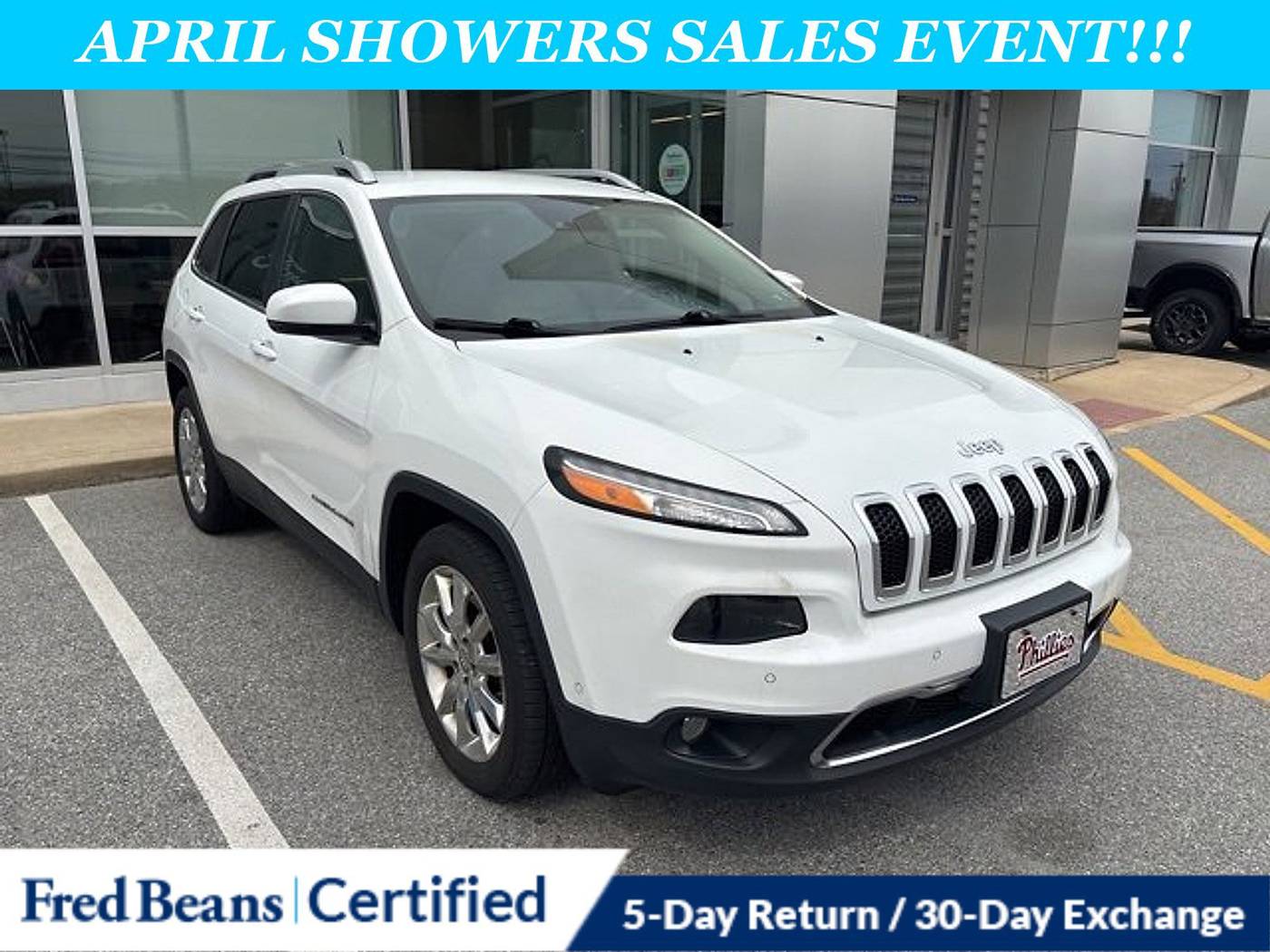 2015 Jeep Cherokee Limited — SUV — 95,584 mi — Exton, PA