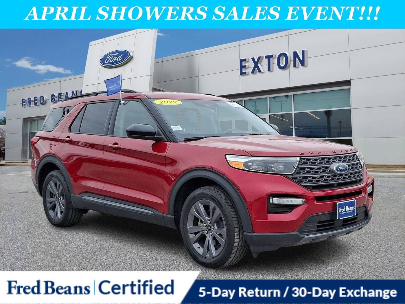 2022 Ford Explorer XLT — SUV — 44,409 mi — Exton, PA