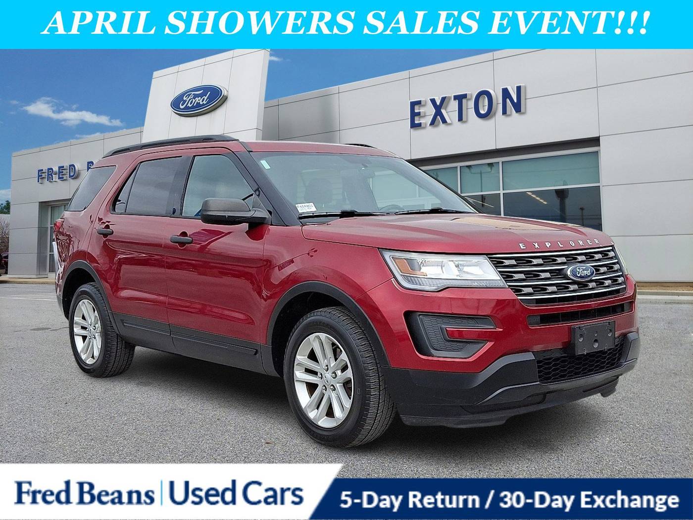 2017 Ford Explorer Base — SUV — 113,688 mi — Exton, PA