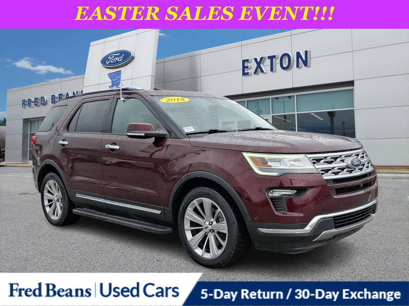 2018 Ford Explorer Limited — SUV — 63,669 mi — Exton, PA