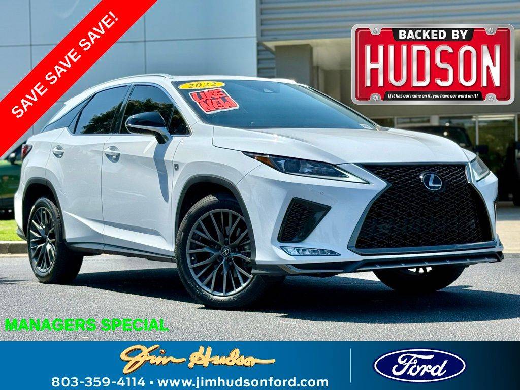 2022 Lexus RX RX 350 F Sport — SUV — 29,182 mi — Columbia, SC