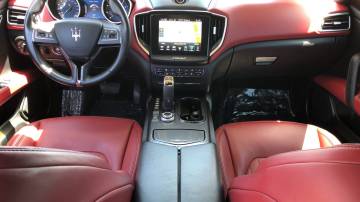 maserati ghibli red interior