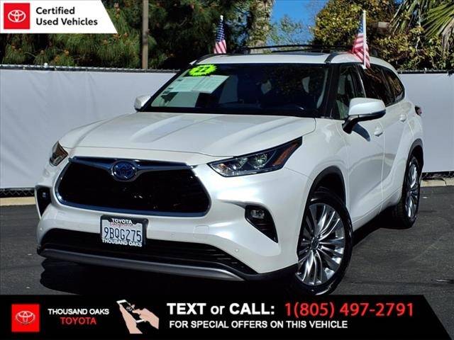 2022 Toyota Highlander Hybrid Platinum — SUV — 37,685 mi — Thousand Oaks, CA