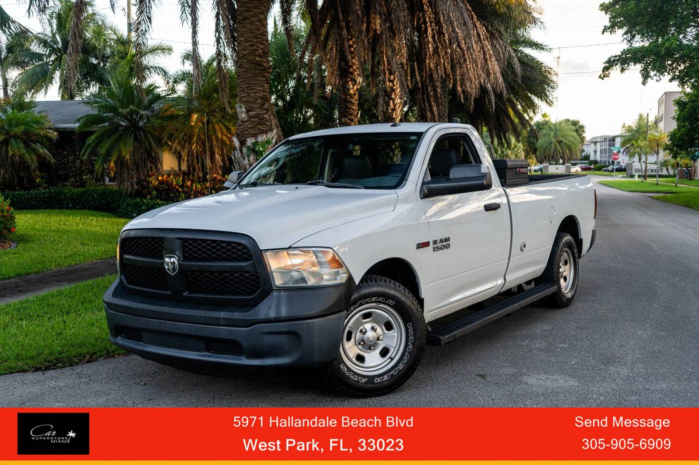 2016 Ram 1500 Tradesman — Pickup Truck — 39,316 mi — West Park, FL