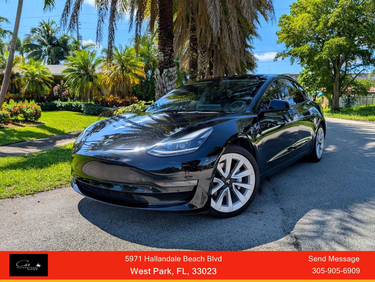 2022 Tesla Model 3 Long Range — Sedan — 74,584 mi — West Park, FL