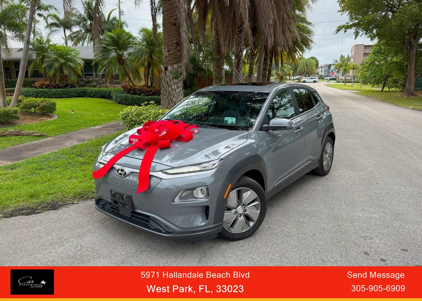 2021 Hyundai Kona Electric Ultimate — SUV — 39,260 mi — West Park, FL