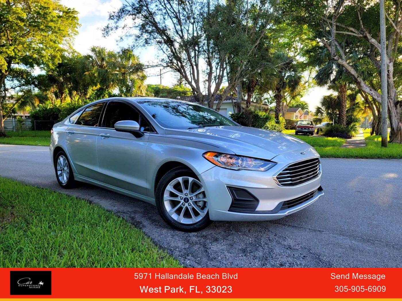 2019 Ford Fusion SE — Sedan — 44,100 mi — West Park, FL