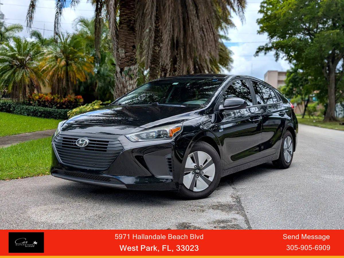 2017 Hyundai Ioniq Hybrid Blue — Hatchback — 41,102 mi — West Park, FL