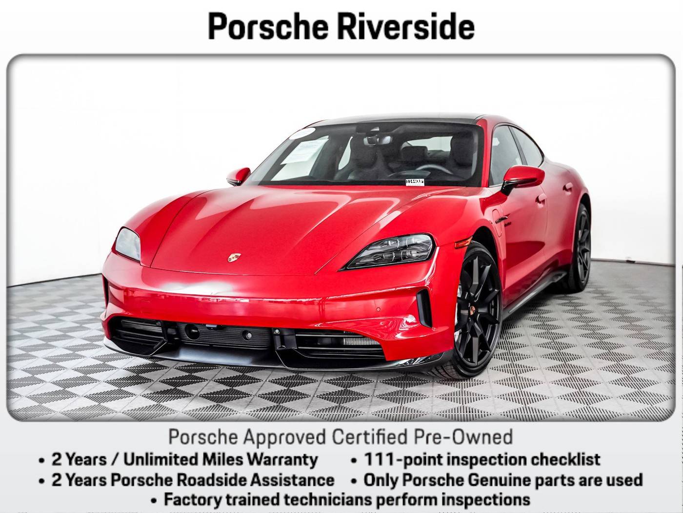 2025 Porsche Taycan GTS — Sedan — 12 mi — Riverside, CA