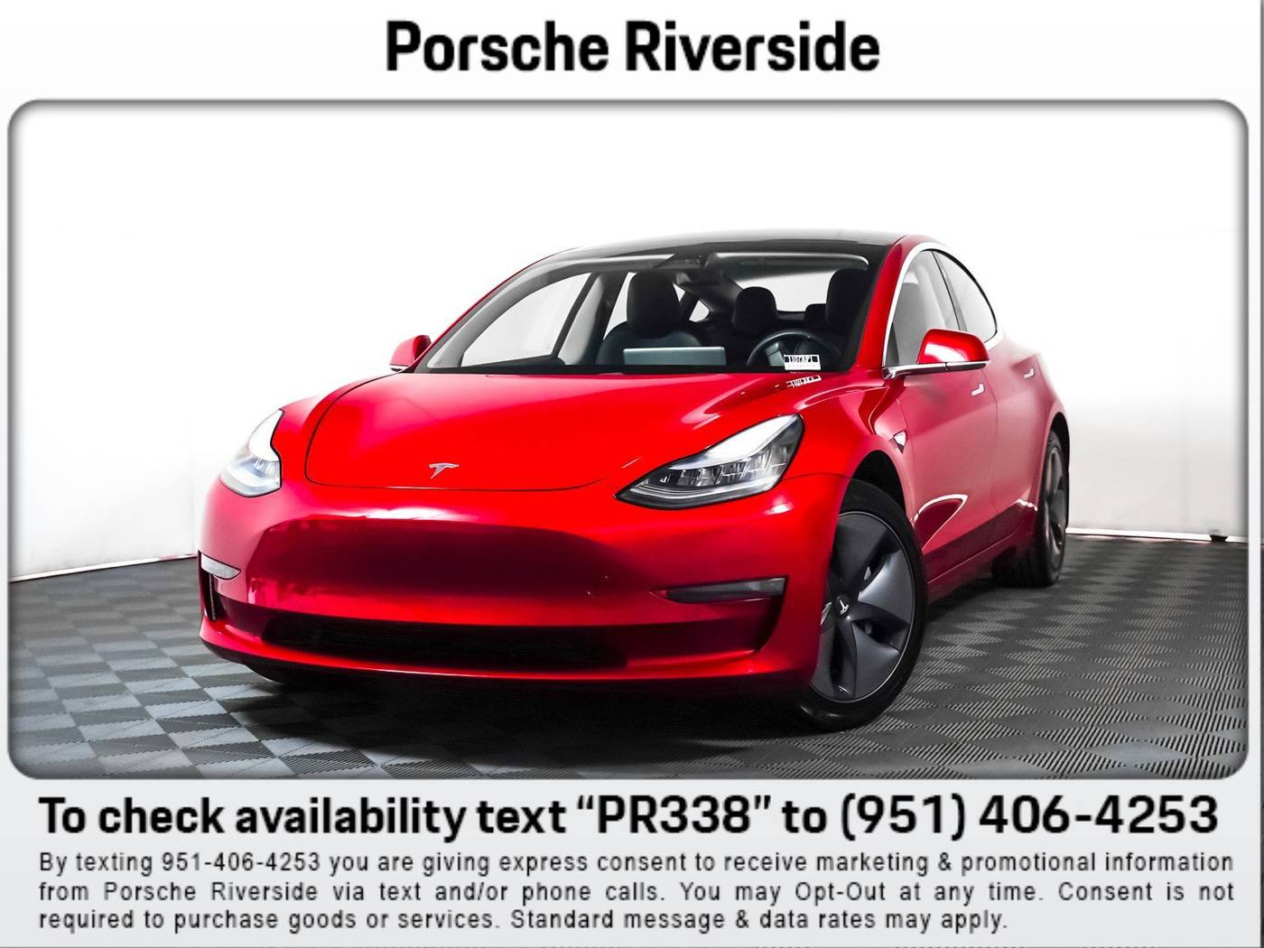 2020 Tesla Model 3 Standard Range — Sedan — 63,500 mi — Riverside, CA