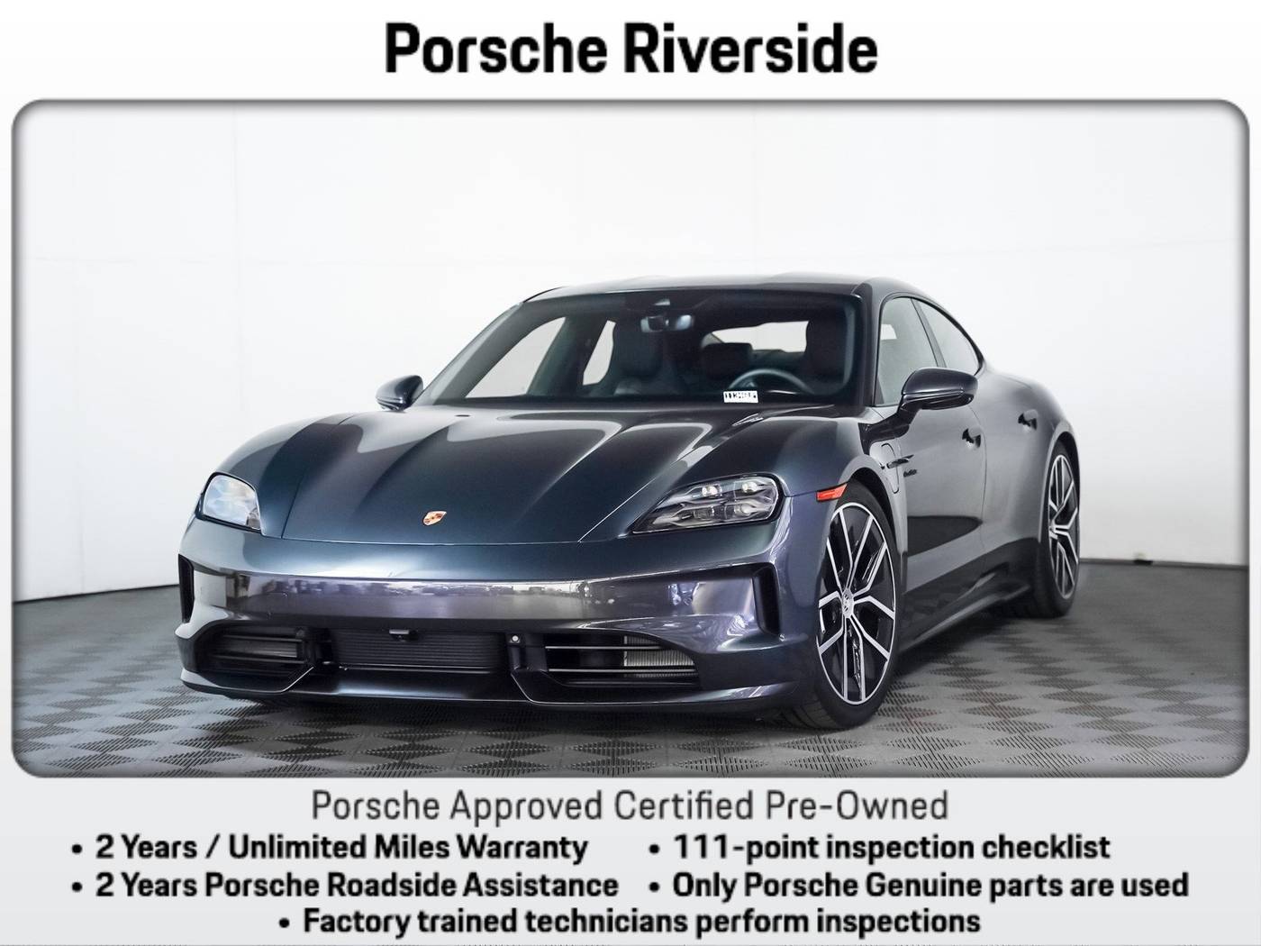2025 Porsche Taycan Standard — Sedan — 3,740 mi — Riverside, CA