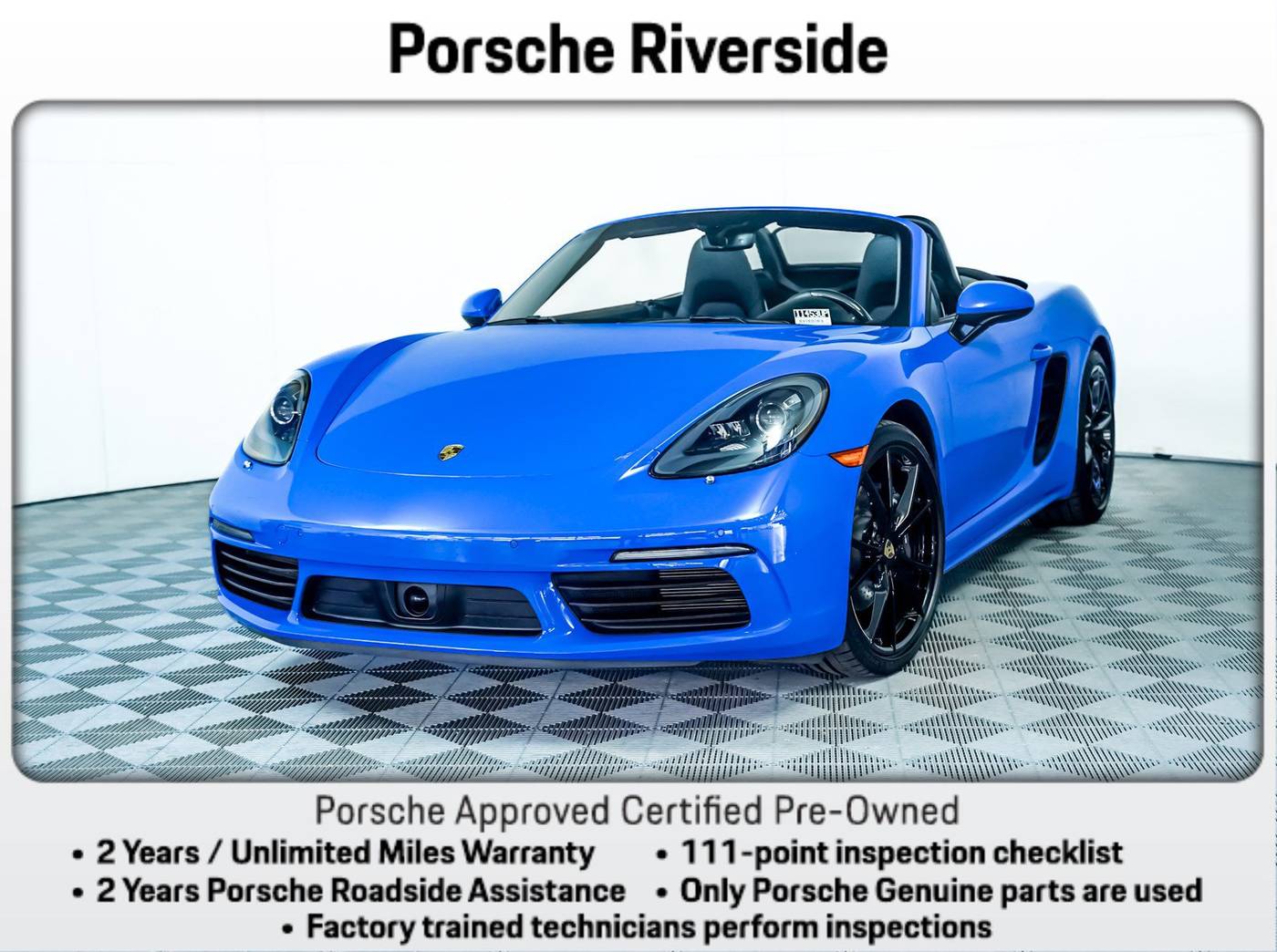 2025 Porsche 718 Boxster 718 Boxster — Convertible — 7,350 mi — Riverside, CA