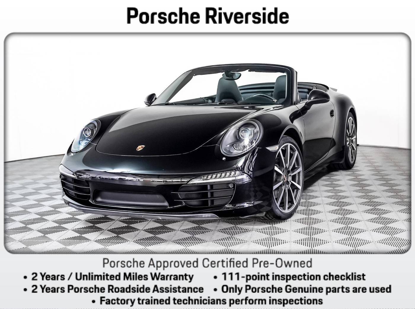 2014 Porsche 911 Carrera — Convertible — 9,198 mi — Riverside, CA