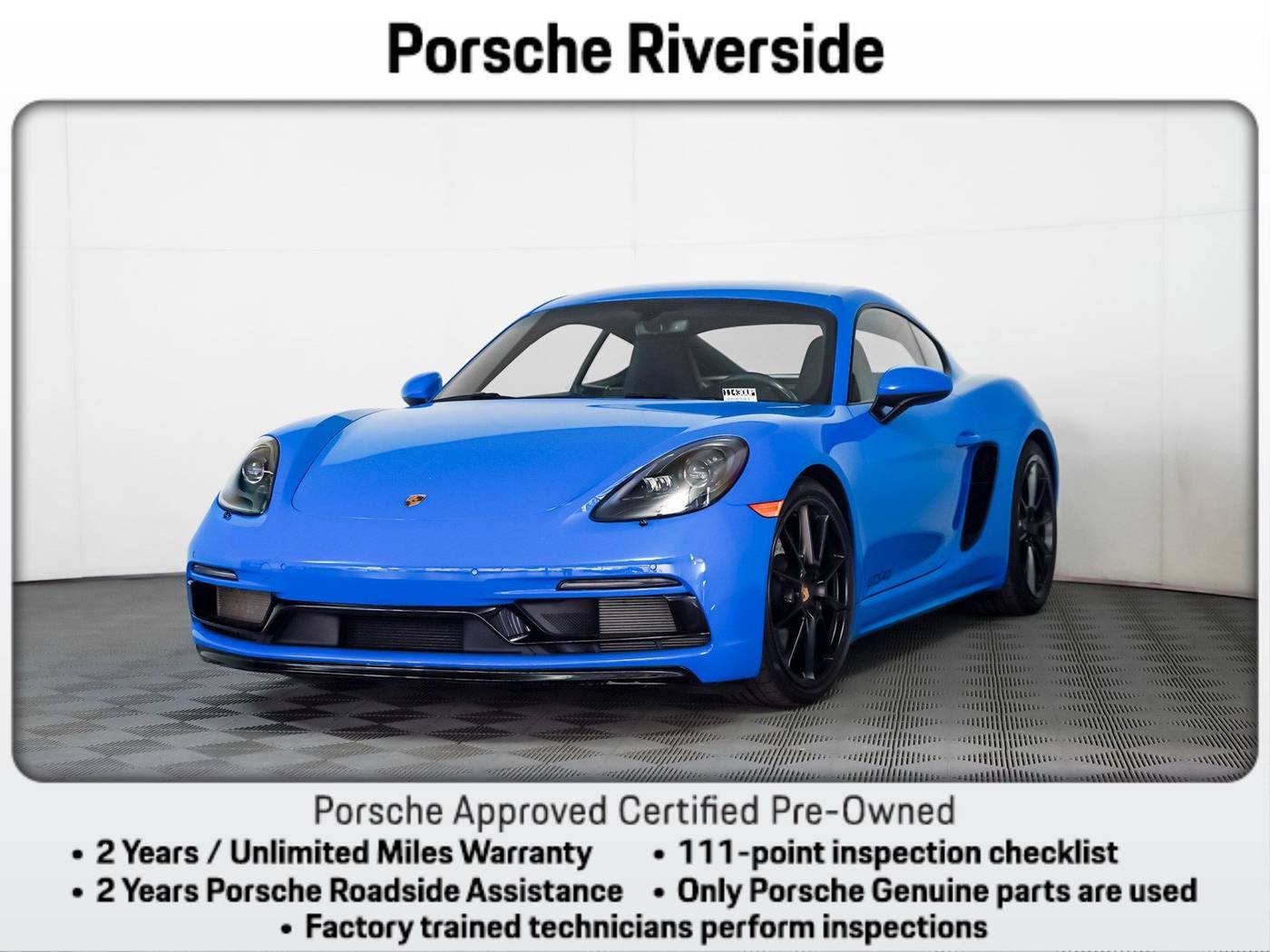 2025 Porsche 718 Cayman GTS 4.0 — Coupe — 6,124 mi — Riverside, CA