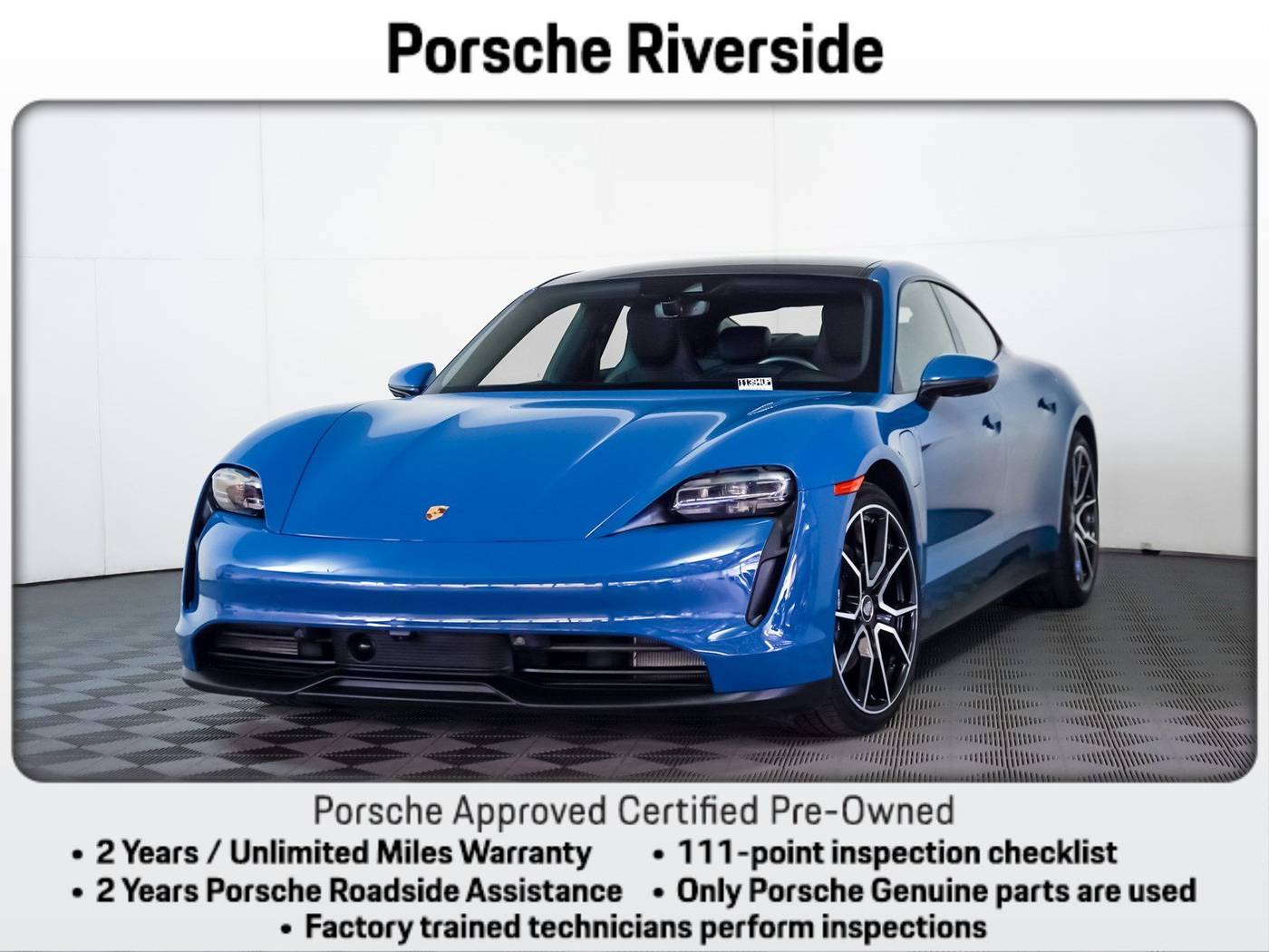 2024 Porsche Taycan Taycan — Sedan — 9,107 mi — Riverside, CA