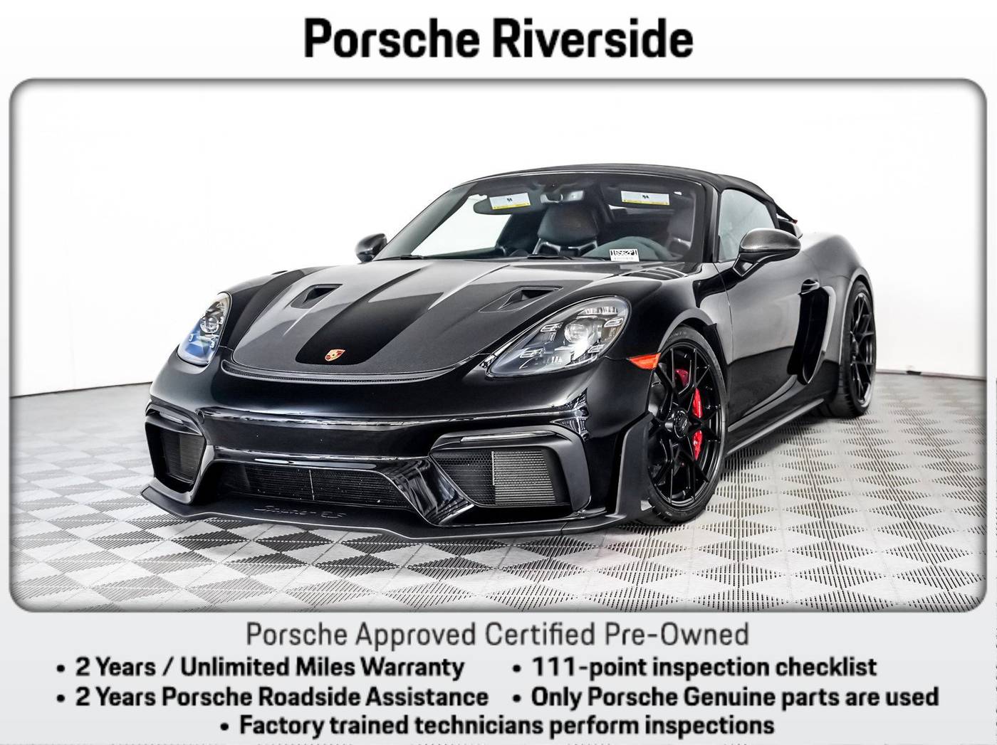 2025 Porsche 718 Boxster RS Spyder — Convertible — 2,301 mi — Riverside, CA