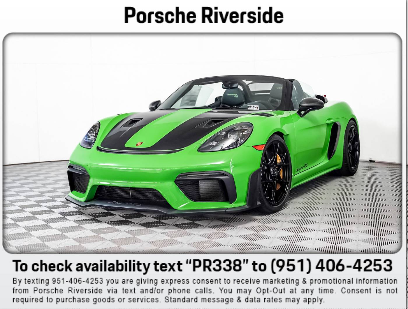 2025 Porsche 718 Spyder 718 Spyder RS — Convertible — 5 mi — Riverside, CA