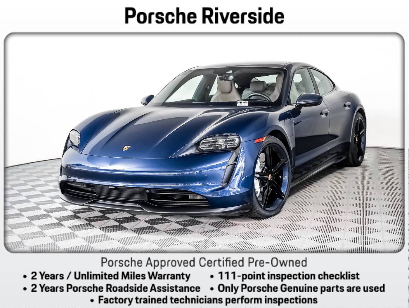 2022 Porsche Taycan Standard — Sedan — 38,674 mi — Riverside, CA