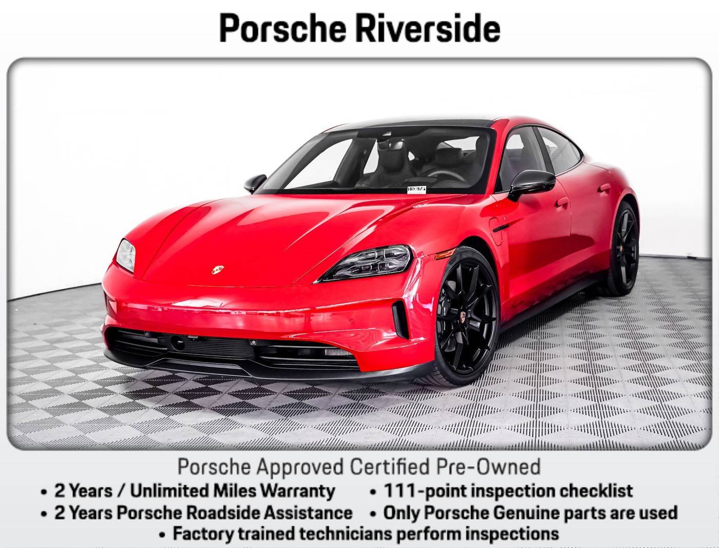 2025 Porsche Taycan Standard — Sedan — 15 mi — Riverside, CA