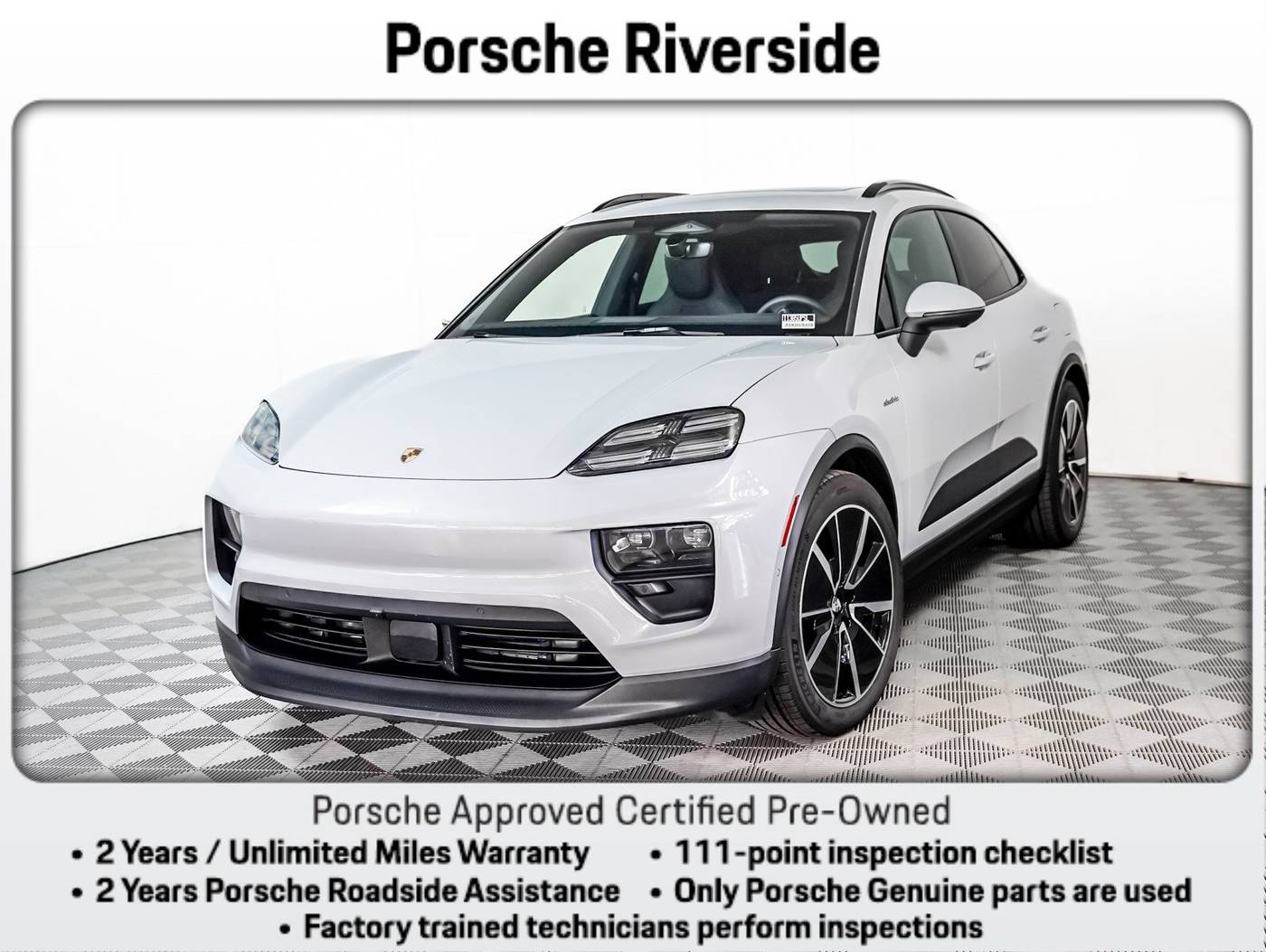 2025 Porsche Macan Electric Standard — SUV — 1,842 mi — Riverside, CA