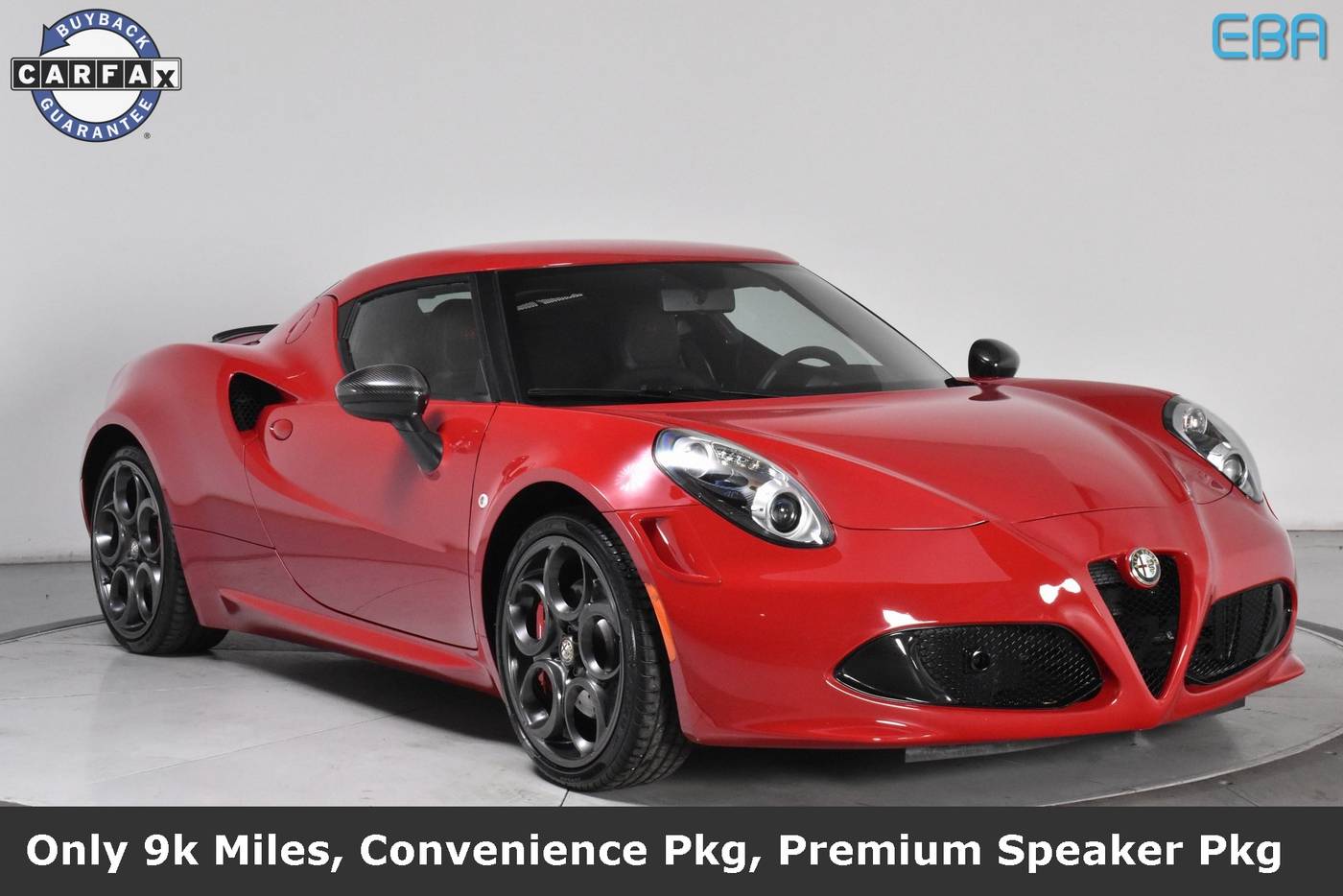 2015 Alfa Romeo 4C Launch Edition — Coupe — 9,293 mi — Seattle, WA