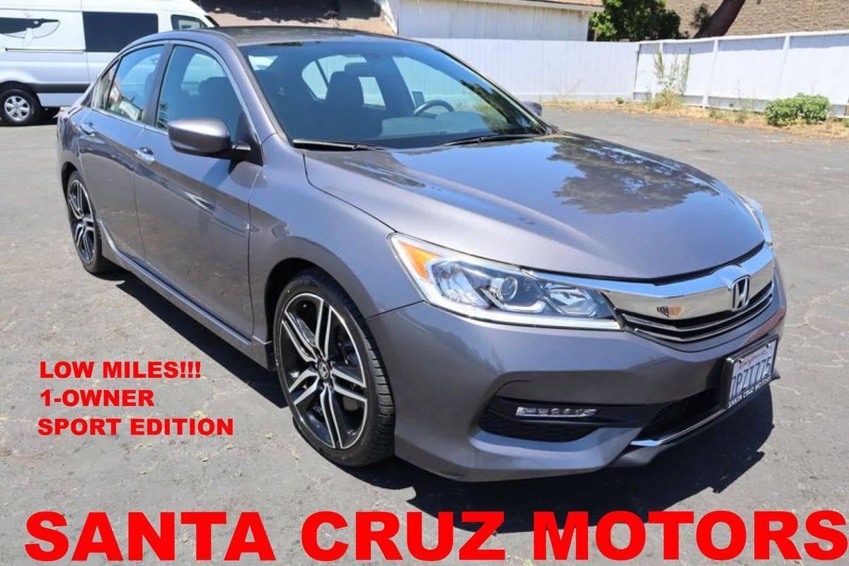 2016 Honda Accord Sport — Sedan — 75,279 mi — Santa Cruz, CA