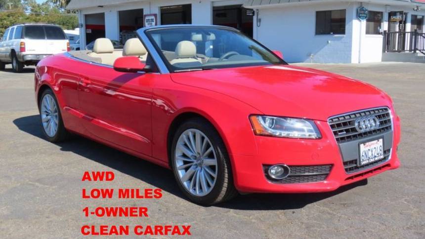 2010 Audi A5 Prestige — Convertible — 62,509 mi — Santa Cruz, CA