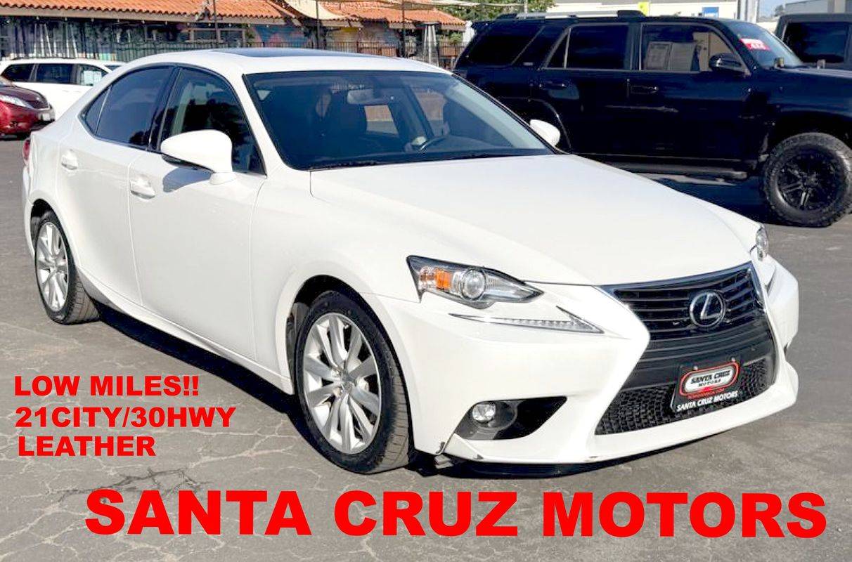 2015 Lexus IS IS 250 — Sedan — 61,757 mi — Santa Cruz, CA