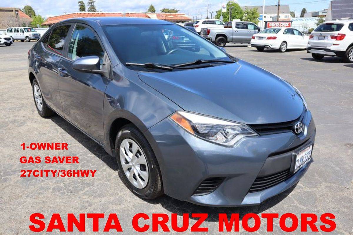 2015 Toyota Corolla L — Sedan — 72,903 mi — Santa Cruz, CA