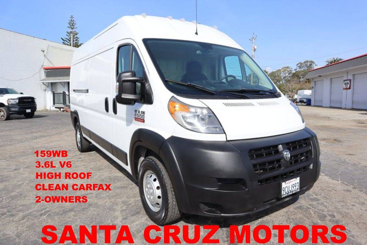 2016 Ram ProMaster Cargo Van 2500 — Cargo Van — 60,068 mi — Santa Cruz, CA