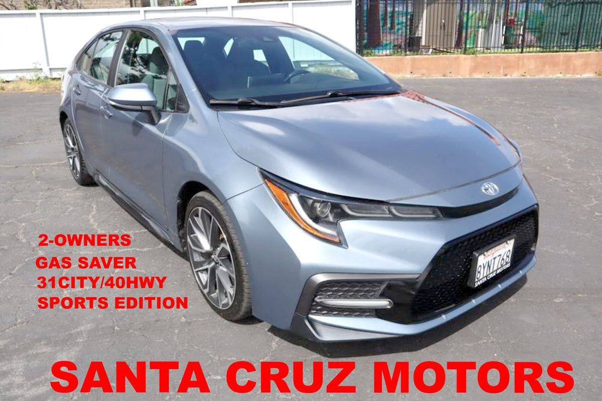 2020 Toyota Corolla SE — Sedan — 105,712 mi — Santa Cruz, CA