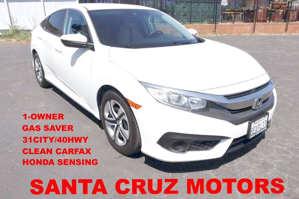 2018 Honda Civic LX — Sedan — 83,766 mi — Santa Cruz, CA