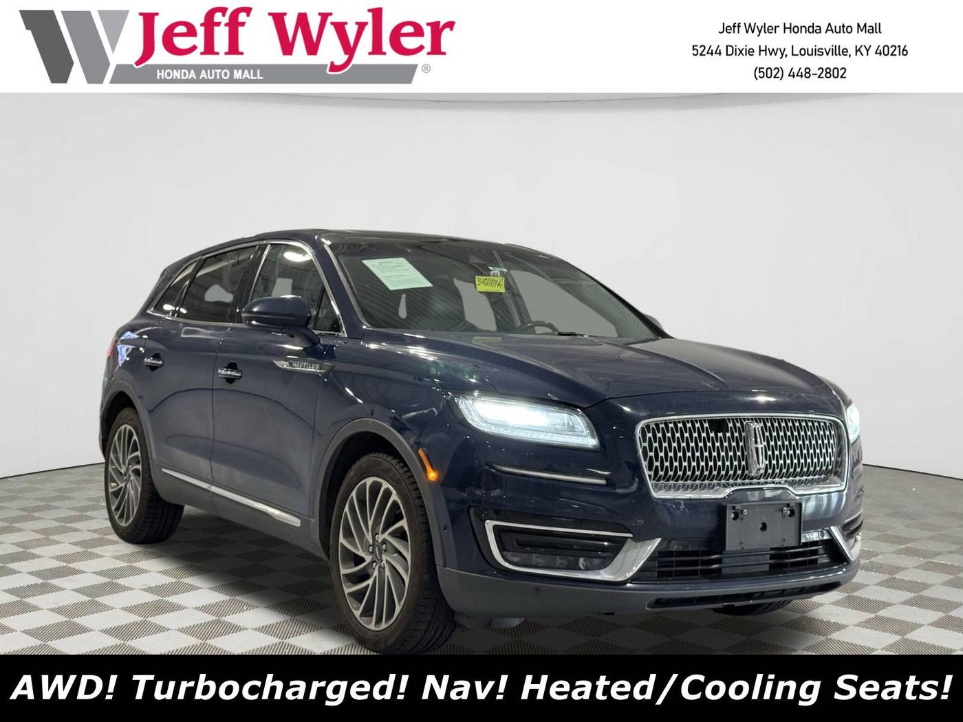 2019 Lincoln Nautilus Reserve — SUV — 157,829 mi — Louisville, KY