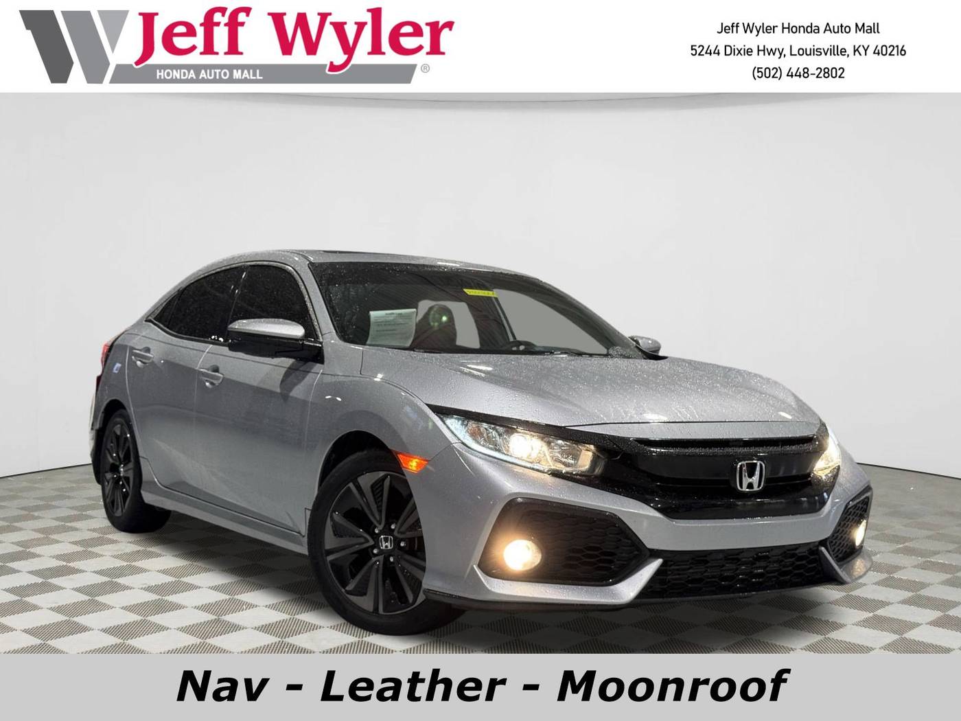 2017 Honda Civic EX-L Navi — Hatchback — 61,878 mi — Louisville, KY