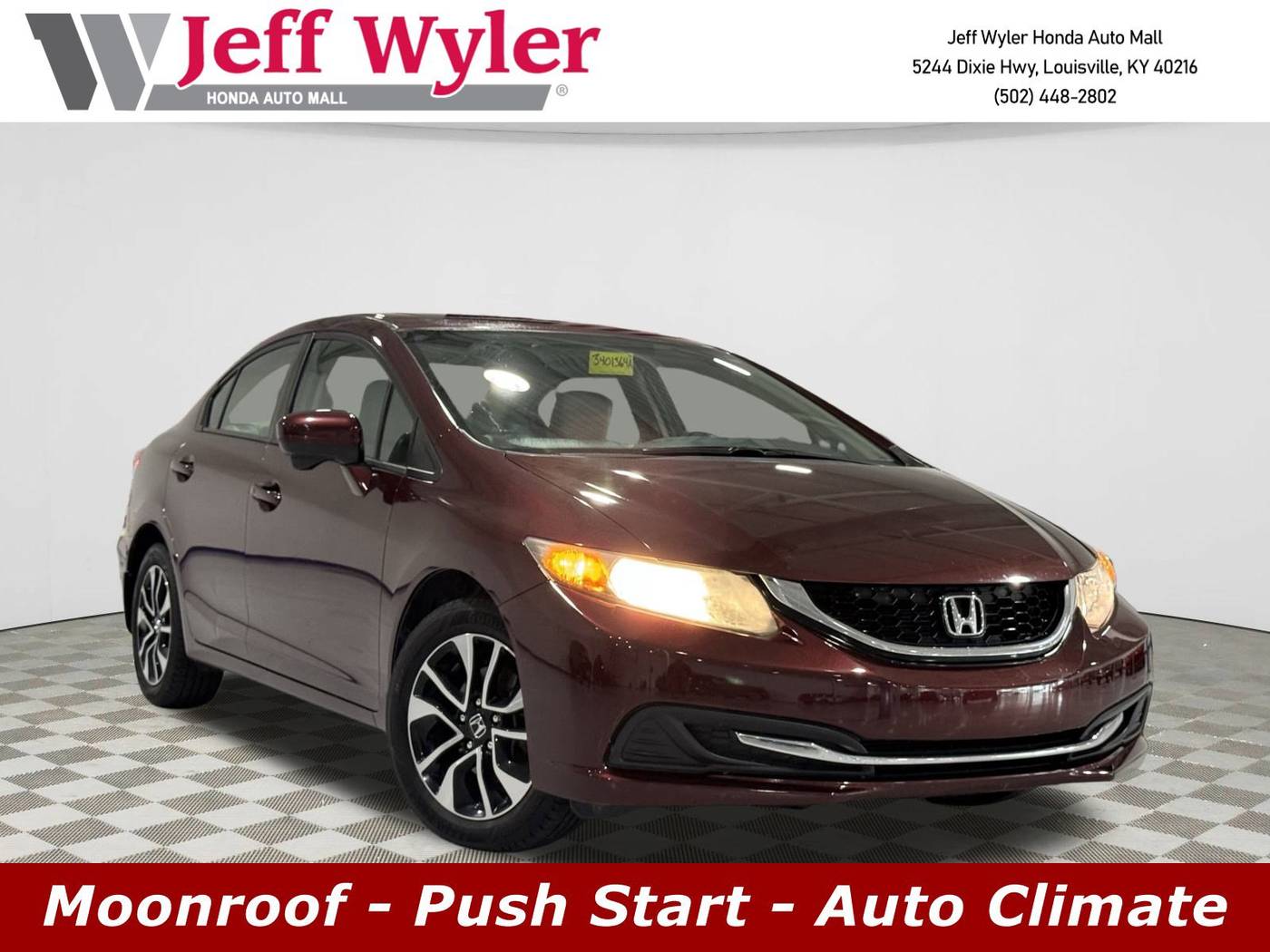 2015 Honda Civic EX — Sedan — 126,623 mi — Louisville, KY