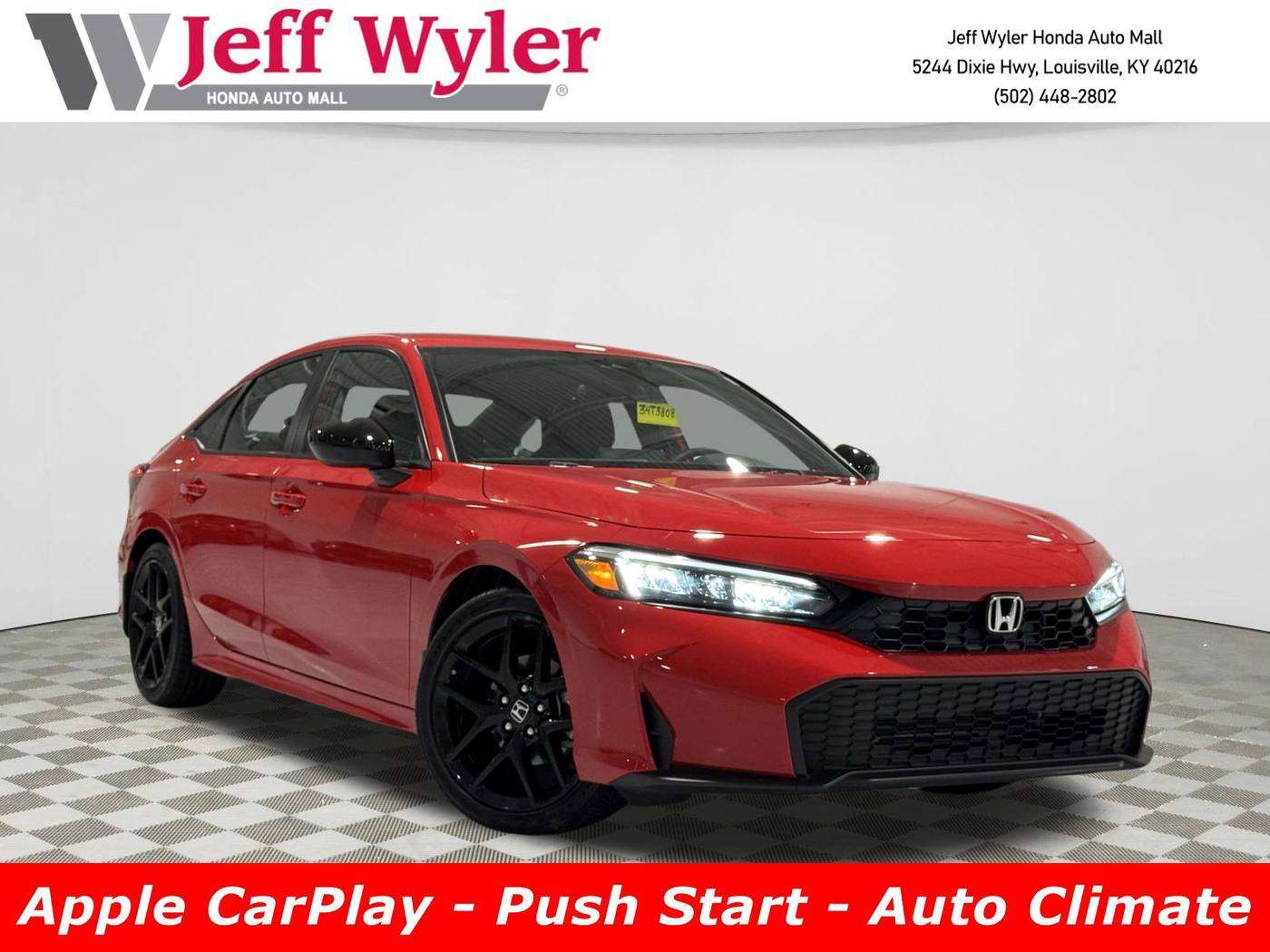 2025 Honda Civic Sport — Sedan — 3,111 mi — Louisville, KY