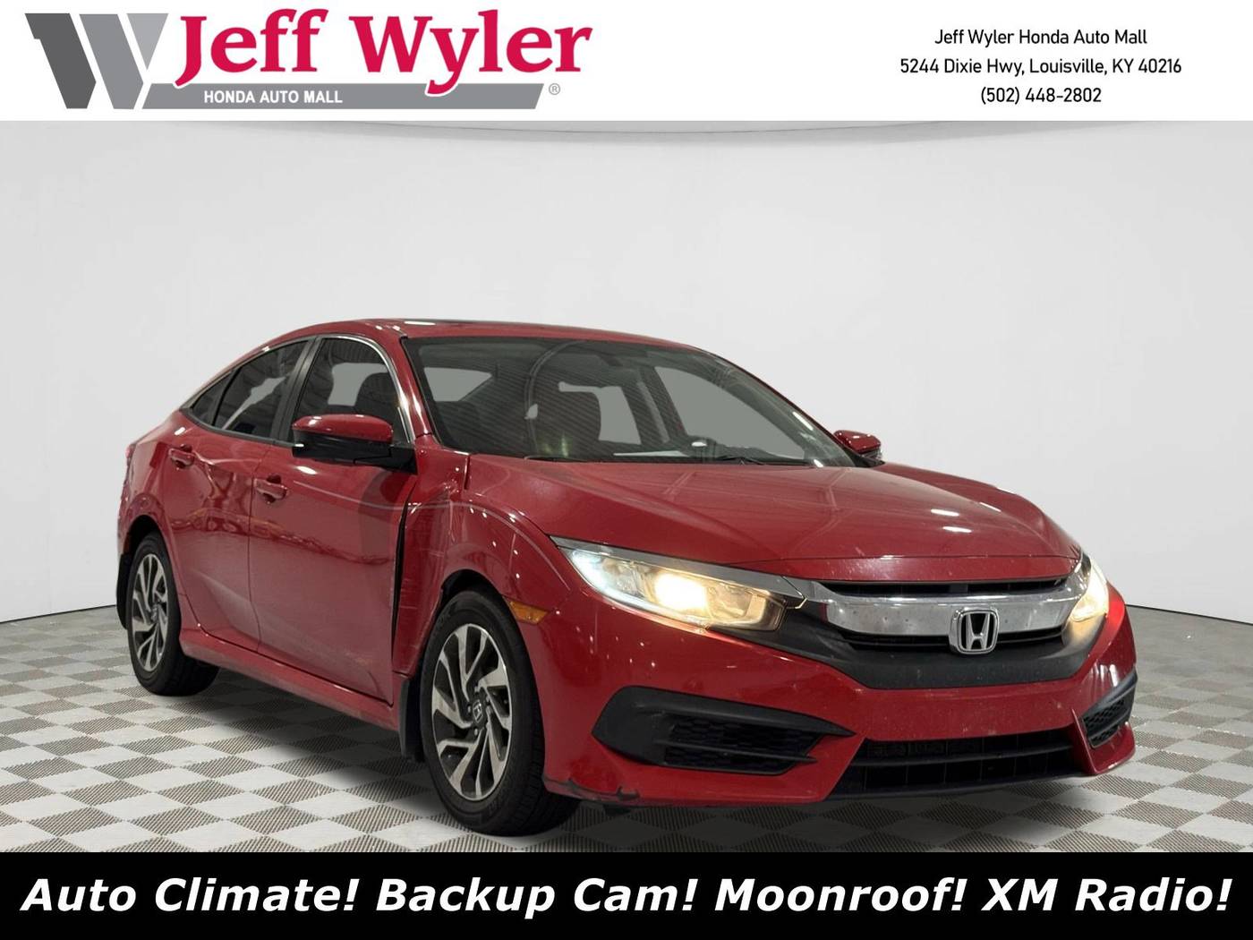 2017 Honda Civic EX — Sedan — 129,918 mi — Louisville, KY