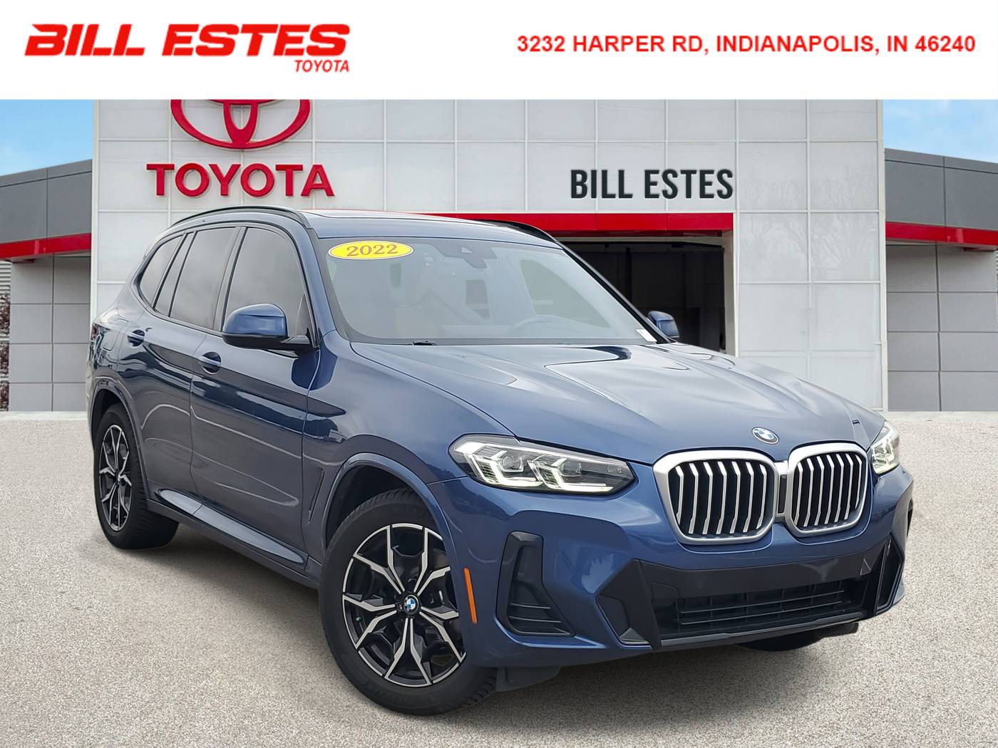 2022 BMW X3 30i — SUV — 43,396 mi — Indianapolis, IN