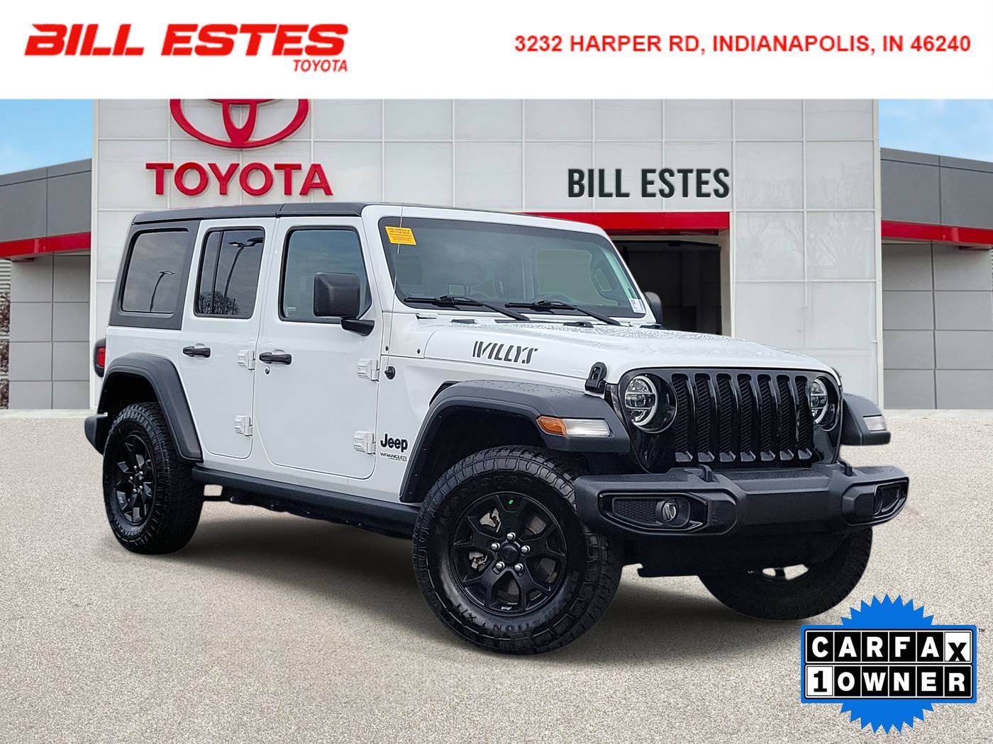 2020 Jeep Wrangler Willys — SUV — 44,410 mi — Indianapolis, IN