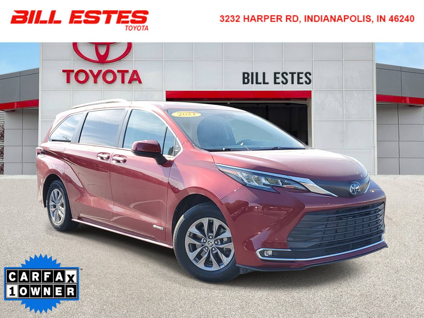 2021 Toyota Sienna XLE — Minivan — 100,551 mi — Indianapolis, IN