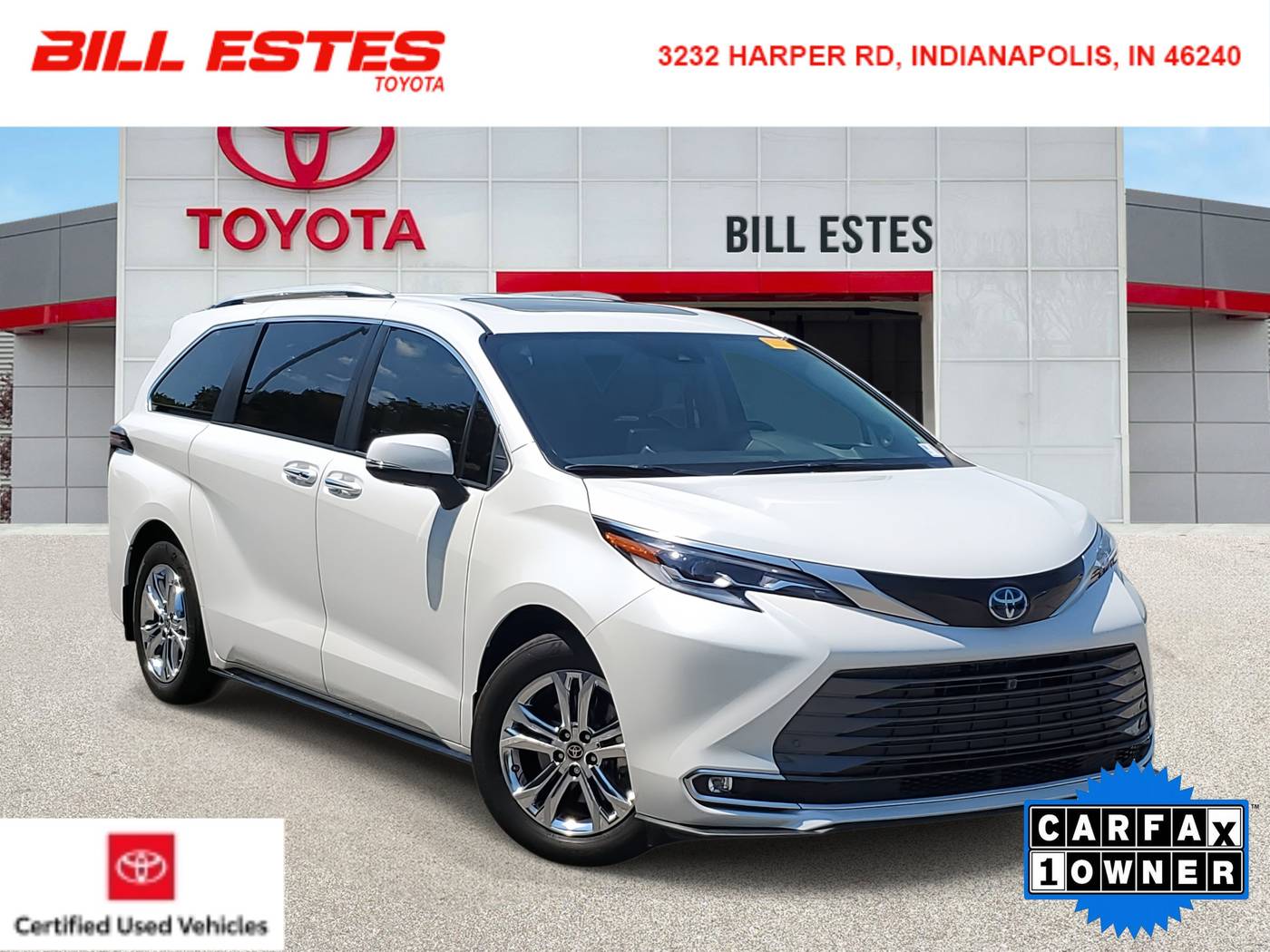 2023 Toyota Sienna Platinum — Minivan — 33,075 mi — Indianapolis, IN
