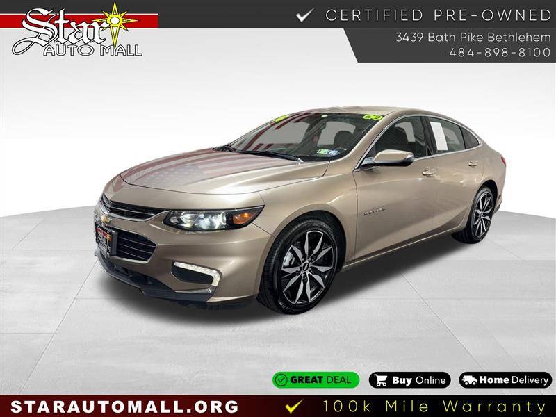 2018 Chevrolet Malibu LT — Sedan — 62,001 mi — Bethlehem, PA